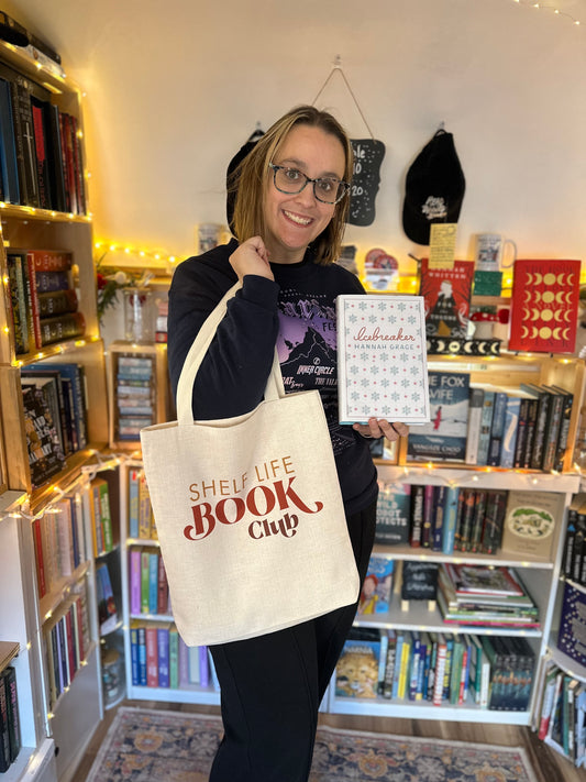 Shelf Life Book Club Tote Bags