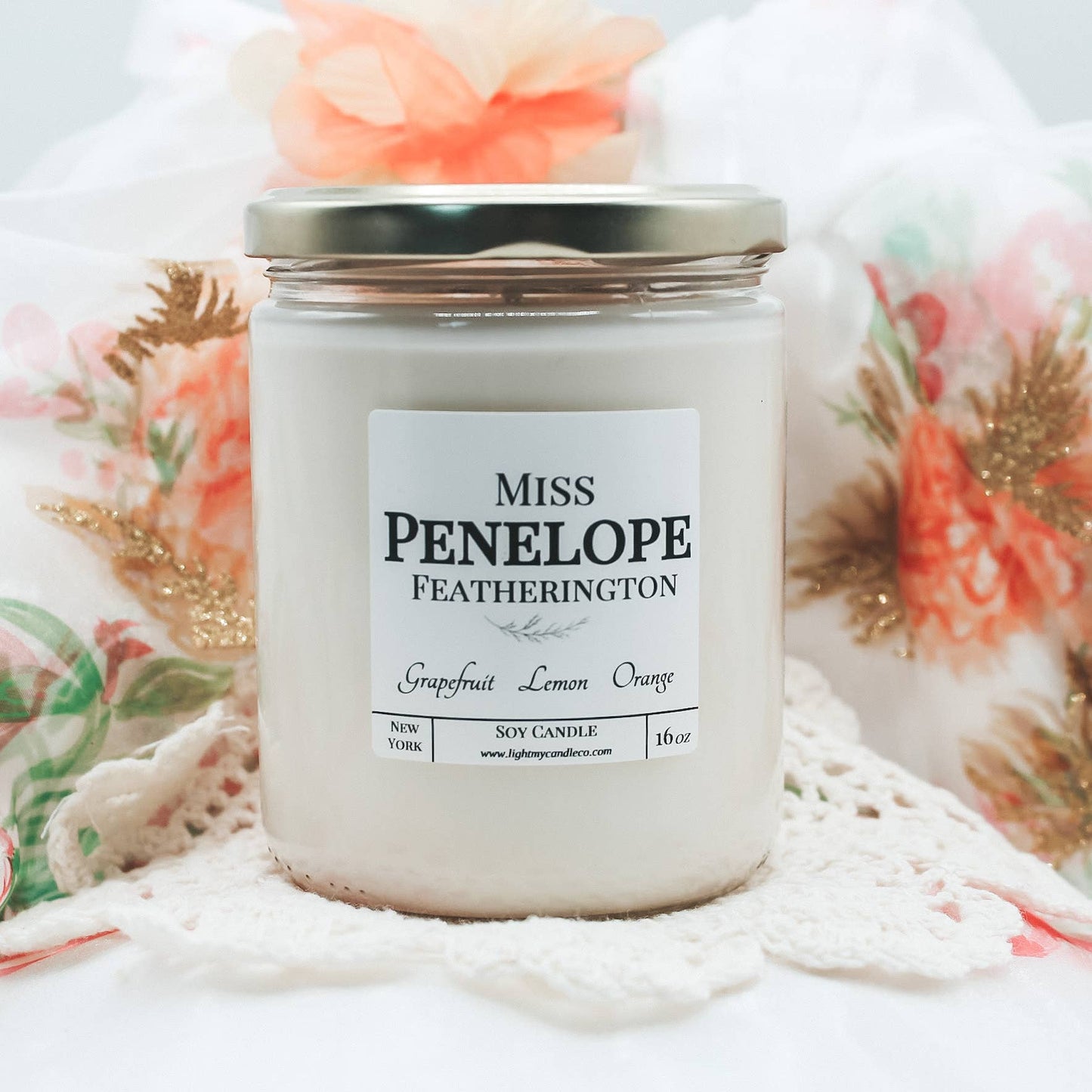 "Miss Penelope Featherington" - Bridgerton Inspired Candle