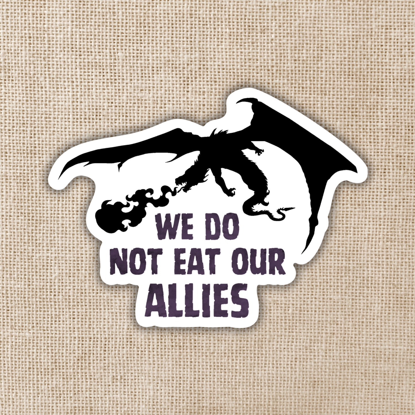 We Do Not Eat Out Allies Sticker | Fourth Wing